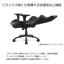 【3年保証】 AKRacing ゲーミングチェア 疲労が溜まりにくい アームレスト昇降機能 耐荷重約150kg 高品質PUレザー素材 180°リクライニング機能 取り外し可能なヘッドレスト・ランバーサポート OVERTURE-BLACK ブラック Overtureシリーズ ゲーム PC作業 3