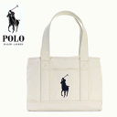★POLO RALPH LAUREN ポロ ラルフローレン 959011A SCHOOL TOTE MD ミディアム キャンバス 手さげバッグ ハンドバッグ トートバッグ ビッグポニー スクールトート ナチュラル×ネイビー NATURAL/NAVY ポニー刺繍 A4サイズ POLO トートバック