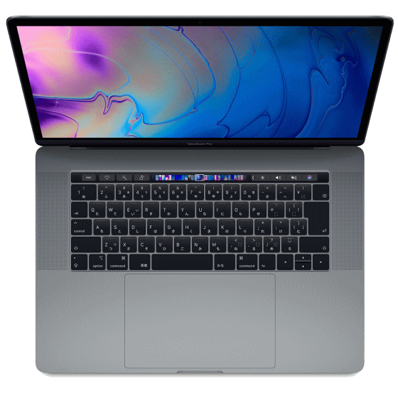 【15.4型 Touch Bar 512GB スペースグレイ】 Apple MV912J/A アップル MacBook Pro Retinaディスプレイ 2300/15.4 スペースグレイ 15.4型 Core i9 SSD 512GB 16GB MV912J