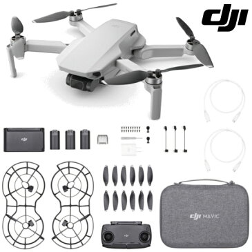 【国内正規品】DJI Mavic Mini Fly More Combo MAMINI 超軽量 199g 最大飛行時間18分 バッテリー3つ付き コントローラー付き ドローン 小型ドローン カメラ付き ラジコン マビックミニ