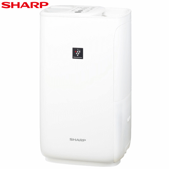 シャープ SHARP 加湿器 ハイブリッド式 レギュラータイプ HV-J55-W 9〜15畳 550mL/h 4L 上から注いで給水可能 浮遊カビ菌除菌 消臭 静電気を抑える HV-J55