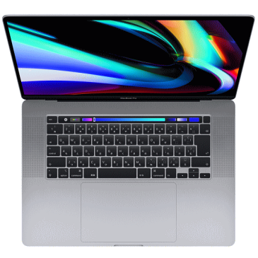Apple MacBook Pro MVVK2J/A MacBook Pro 2300/16 Corei9 2.3GHz 8コア 16GB SSD1TB 16インチRetina RadeonPro5500M webカメラ touchID スペースグレイ