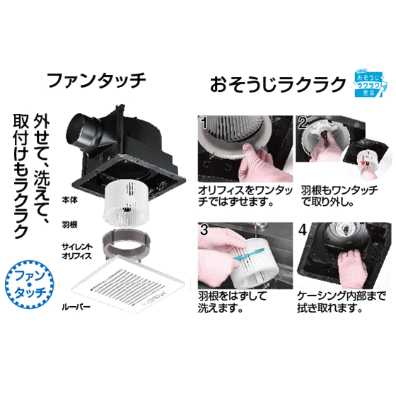 �ѥʥ��˥å� ŷ������������� FY-17C8 �����ˡ177mm�� �������� �롼�С����åȥ����� ŷ�������߷� �ۥ磻�� Panasonic FY17C8