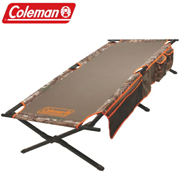 Coleman Trailhead 2 cot Length approx. 190.5cm Bed Bench High cot with side pockets Storage Folding Trailhead 2 COT Camouflage Camping Outdoor Leisure Coleman with exclusive cloth case