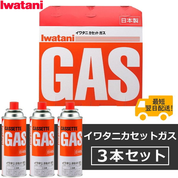 岩谷 イワタニ カセットガス 3本セット CB-250-OR Iwatani CB250OR イワタニカセットガス 3P カセットボンベ ソロキャンプ バーベキュー BBQ アウトドア 屋外