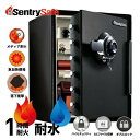 【配送・設置無料】セントリー 耐火・耐水金庫 ダイヤル・チューブラーキー式 1時間耐火 メディア耐火 A4サイズ収納可 Sentry ビッグボルトシリーズ JFW205DG ブラック
