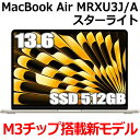 2024ǯ38ȯ M3åܿMacBook AirApple MacBook Air M3 MRXU3J/A 13 13.6 M3å SSD 512GB 8GB 8 饤 MRXU3JA Liquid Retina ǥץ쥤  ̤ 1ǯݾ