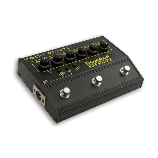 ������̵����SANSAMP���󥺥����Tech21BASSDRIVERDIPROGRAMMABLE�١������ե�������