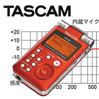 ������̵����TASCAM�ݡ����֥�ǥ�����쥳������GT-R1GTR1CD������ƥ���ο��48kHz/24bit�Ǥ�Ͽ������ǽ