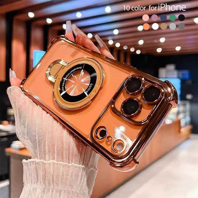 乐天商城 - iPhone17 ケース iphone17pro ケース MagSafe対応 17promax ケース 磁気吸着 スタンド付き iphone air ケース レンズカバー 16promax 16pro iPhone16 15promax 15pro 15 耐衝撃 スリム 14 14pro 13 pro 12 12pro 携帯カバー お洒落 可愛い 女子 大人女子 クリア レンズ保護