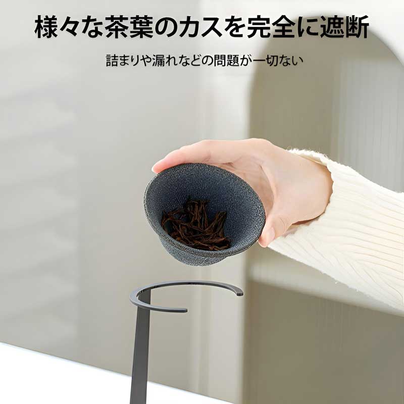 【多孔質ペーパーレス設計】 セラミックフィルターセット 茶漉し＆コーヒードリッパー対応 急須用・コーヒードリップ兼用 繰り返し使える耐久性（雑味除去/香り引き立て） セラミックフィルター シンプル洗浄 茶の純粋味追求 和風調理器具 3