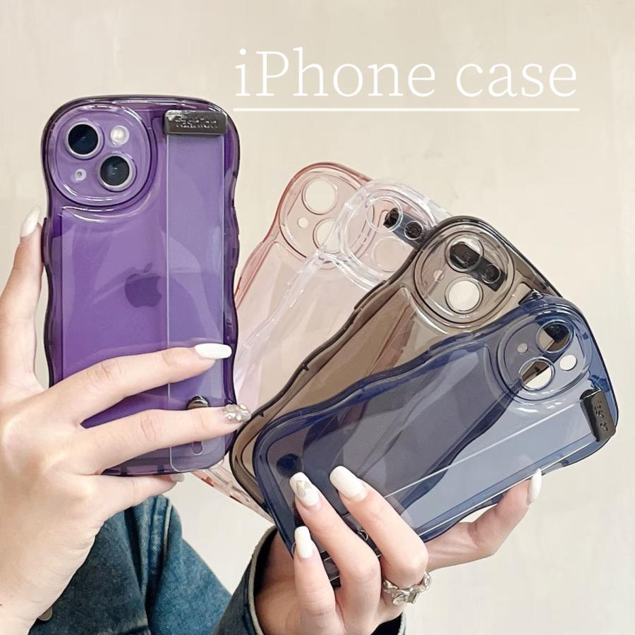 乐天商城 - iphone16proケース ベルト付き 半透明 スタンド 16promax ケース 16ケース 15ケース 15pro 15promax 14 14pro 14promax 13 13pro 13promax 12 12pro 12promax 11 11promax se2 se3 x xr 高級感 パープル おしゃれ かわいい 韓国風 耐衝撃 クリア 透明 ソフト 可愛い