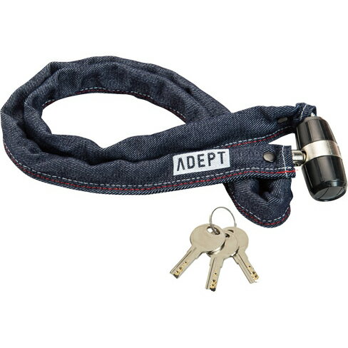 【メーカー純正品】【正規代理店品】ADEPT(アデプト) ワイヤーロック K311 デニム 【自転車用品】