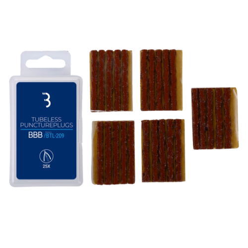 【メーカー純正品】【正規代理店品】BBB パンクチャープラガーに使用可能な補充用3.5mmタイヤプラグx25..