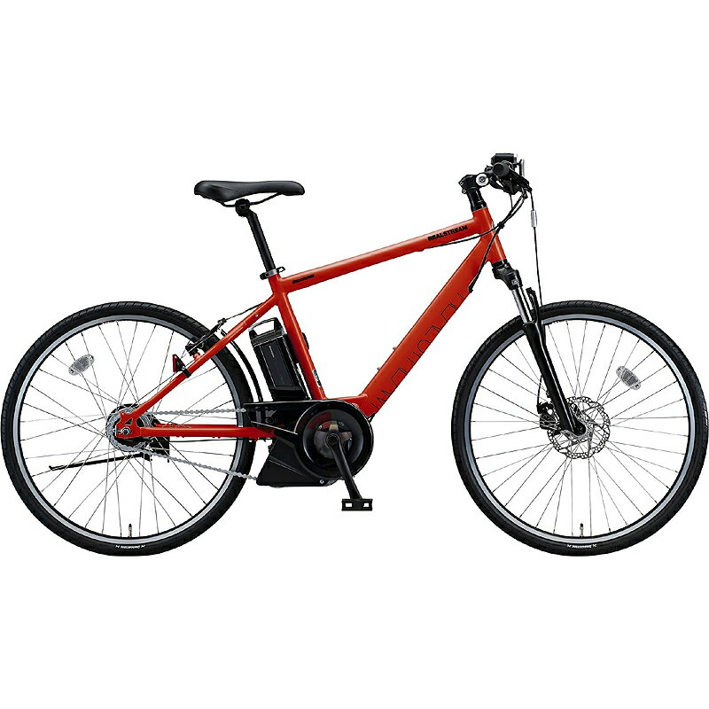 防犯登録付き送料無料ブリヂストン電動アシスト自転車リアルストリームRS6C48F.ソリッドオレンジ【2020年モデル】【完全組立済自転車】