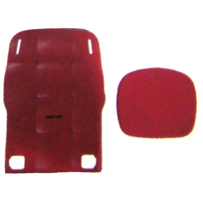 【メーカー純正品】【正規代理店品】ブリヂストン ルラビーDX用クッションセット LD3-K ブラック/レッド 【自転車用品】