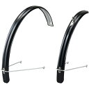 【メーカー純正品】【正規代理店品】ブリヂストン フルドロヨケセット アルミ製 F700D BL ブラック 【自転車用品】