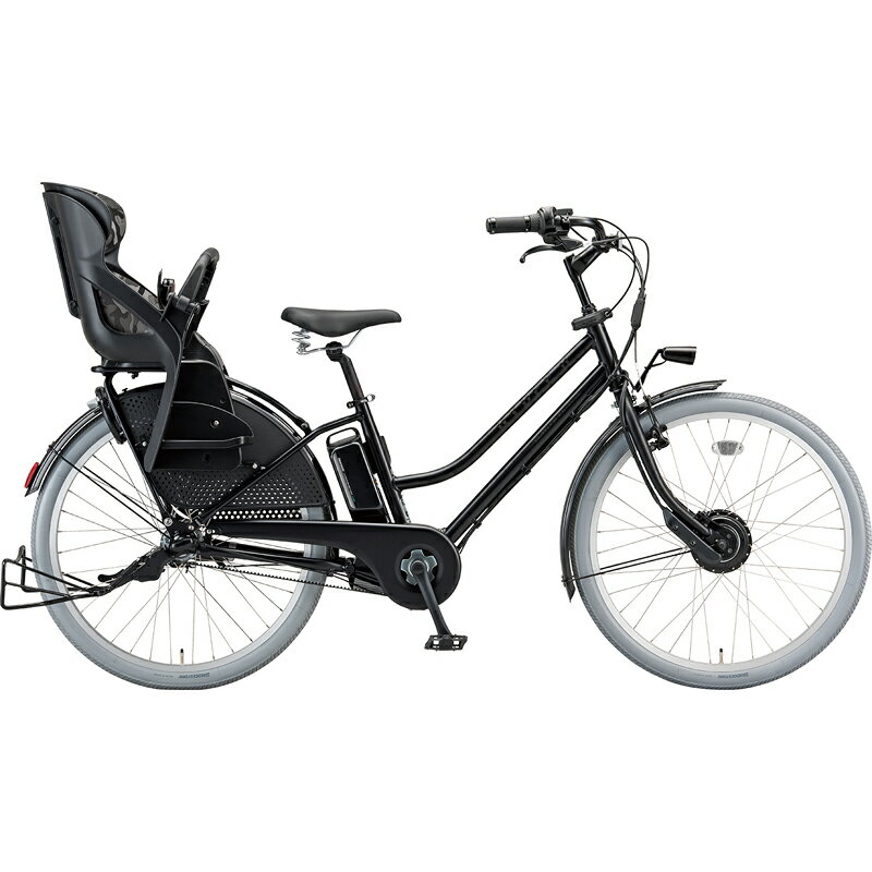 【防犯登録サービス中】ブリヂストン 電動自転車 ハイディツー HC6B49 T.Xクロツヤケシ 【2019年モデル】【完全組立済自転車】
