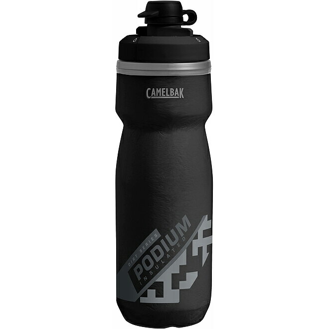 【メーカー純正品】【正規代理店品】CAMELBAK(キャメルバック) ボトル ポディウムダートチル 620ML V5 21OZ 0.62L ブラック 【自転車用品】