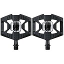 【メーカー純正品】【正規代理店品】CRANKBROTHERS(クランクブラザーズ) ペダル ダブルショット1 ブラック/ブラック 【自転車用品】