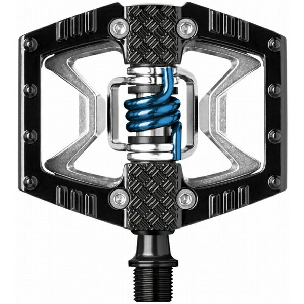 【メーカー純正品】【正規代理店品】CRANKBROTHERS(クランクブラザーズ) ペダル ダブルショット2 ブラックアウター/ロウインナー ブルースプリング 【自転車用品】