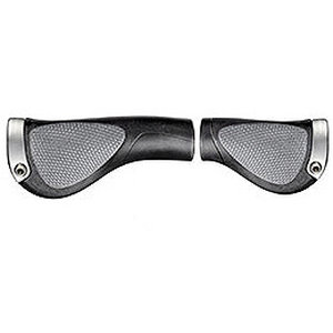 【メーカー純正品】【正規代理店品】ERGON(エルゴン) グリップ GP1 S ロング/ショート ブラック/グレー 【自転車用品】