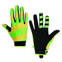 FUSE(フューズ) グローブ CHROMA CAMPOS GLOVE クローマ カンポス ネオングリーン/イエロー Lサイズ