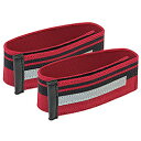 【メーカー純正品】【正規代理店品】GP(ギザ プロダクツ) リフレクティブ レッグバンド (スリムタイプ) RED 【自転車用品】