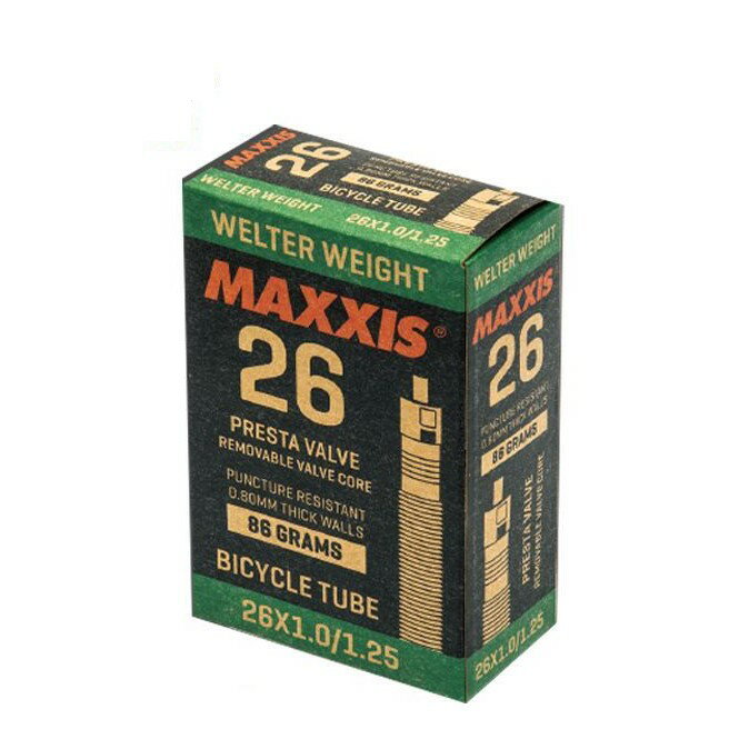 樂天商城 - 【メーカー純正品】【正規代理店品】MAXXIS(マキシス) チューブ ウェルターウエイト 仏式 26x1.0-1.25 36mm 【フレンチバルブ】