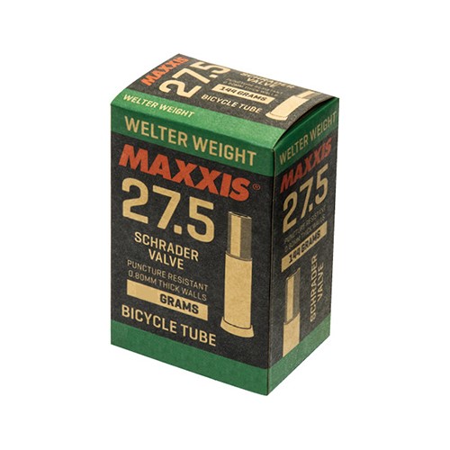 スペック■米式バルブ■サイズ：27.5×1.75-2.4■ETRTO：44/61-584■重量：190g特長日常使いやトレーニングに最適な高耐久チューブです。0.80mmの厚めの構造がパンク耐性を高め、荒れた路面でも安心して走行可能。ロード、MTB、グラベルなど幅広いジャンルのサイズを用意。信頼性と汎用性を兼ね備えたモデルです。米式モデル。在庫状況■通常2〜5日ほどで発送（土日祝除）詳しくはこちら※在庫状況は当店、メーカー在庫を含みます。また、リアルタイムでの更新ではございませんのでご了承ください。☆カテゴリー：【自転車】【パーツ＆アクセサリー】【おすすめ】【自転車用】【MAXXIS(マキシス)】【カスタム】【パーツ】【自転車部品】【ポイントキャンペーンたくさんあります！】https://item.rakuten.co.jp/trycycle/c/0000004293/