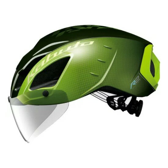 【メーカー純正品】【正規代理店品】OGK KABUTO(オージーケーカブト) ヘルメット AERO-R2 オリーブイエロー S/Mサイズ