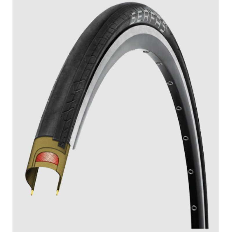 【メーカー純正品】【正規代理店品】サーファス(SERFAS) タイヤ セカ ワイヤー 700X25 MEO-STK-25BLK