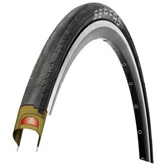 【メーカー純正品】【正規代理店品】サーファス(SERFAS) タイヤ セカRS ロード 700X25C フォールディング オールブラック 【自転車用品】