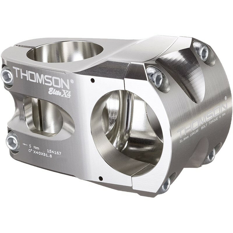 THOMSON ハンドルバーステム MTB STEM X4 31.8 40mm 0°SILVER 
