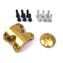 【メーカー純正品】【正規代理店品】THOMSON(トムソン) ステム X4 Dress Up Kit Top Cap & Clamp Gold 【自転車用品】