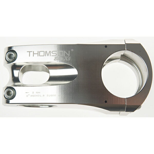 【メーカー純正品】【正規代理店品】THOMSON(トムソン) MTB STEM X4 31.8 50mm 0°SILVER 【自転車用品】