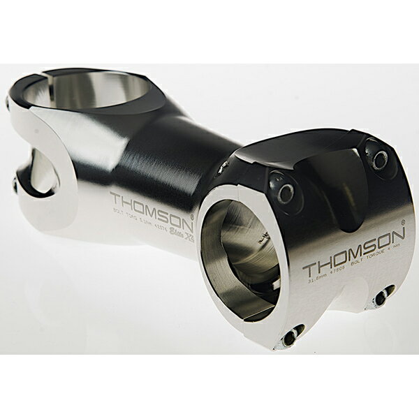 【メーカー純正品】【正規代理店品】THOMSON(トムソン) MTB STEM X4 31.8 100mm 0°SILVER 【自転車用品】