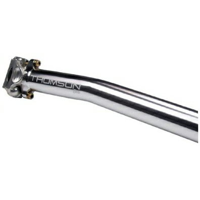 【メーカー純正品】【正規代理店品】THOMSON(トムソン) Elite SEAT POST SETBACK 410mm SILVER 27.2 【自転車用品】