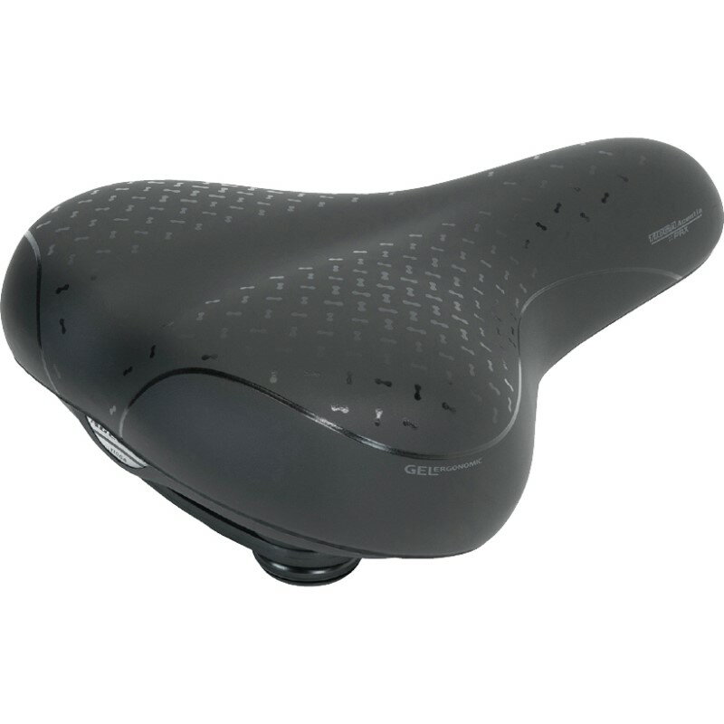 スペック■シリコンゲル パッド■ゲル入りインモールド成型■エストラーマスプリング■レジン製バンパー&ノーズ カバー■?7mmスチール レール■座骨幅 :125〜155mm■サイズ：L280 x W210mm■重量：767g特長極厚シリコンゲル パッドにさらにエラストマー スプリングを加えた、座骨幅155mm対応の究極のコンフォート サドル。在庫状況■通常2〜5日ほどで発送（土日祝除）詳しくはこちら※在庫状況は当店、メーカー在庫を含みます。また、リアルタイムでの更新ではございませんのでご了承ください。☆カテゴリー：【自転車】【パーツ＆アクセサリー】【おすすめ】【自転車用】【TIOGA ACENTIA】【カスタム】【パーツ】【自転車部品】【ポイントキャンペーンたくさんあります！】https://item.rakuten.co.jp/trycycle/c/0000004293/