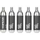 【メーカー純正品】【正規代理店品】トピーク(TOPEAK) 16g ネジ付 CO2 カートリッジ 5本セット