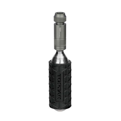 スペック■仏式と米式に対応するCNCアルミ合金ヘッド■トピーク製ネジ付16gCO2カートリッジ対応■ネジ付16gCO2カートリッジ1本付属■CO2スリーブ1個付属■L15xW15xH45mm（マイクロエアーブースター2のみ）■16.3g（マイクロエアーブースター2のみ）※怪我を防ぐため、使用時はグローブを着用してください。※付属のCO2 カートリッジは使い捨てです。使用後の保存はできません。特長仏式/米式口金に対応。16g CO2カートリッジ、CO2スリーブ付属。在庫状況■通常2〜5日ほどで発送（土日祝除）詳しくはこちら※在庫状況は当店、メーカー在庫を含みます。また、リアルタイムでの更新ではございませんのでご了承ください。☆カテゴリー：【自転車】【パーツ＆アクセサリー】【おすすめ】【自転車用】【TOPEAK(トピーク)】【カスタム】【パーツ】【自転車部品】【ポイントキャンペーンたくさんあります！】https://item.rakuten.co.jp/trycycle/c/0000004293/
