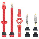 WOLF TOOTH チューブレスバルブ Tubeless Valve Stem Kit 60mm レッド