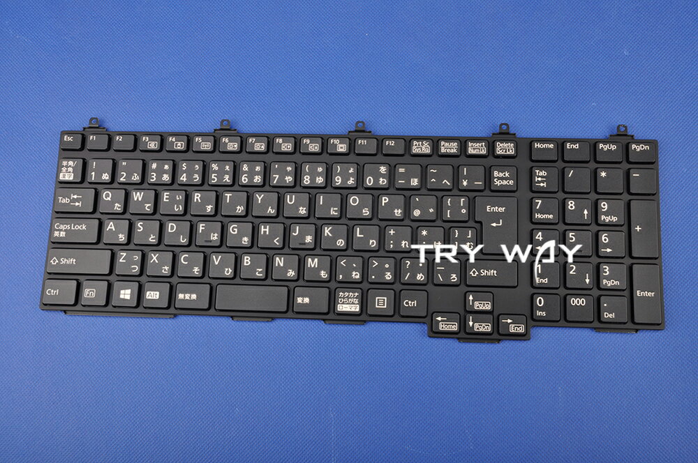 富士通 LIFEBOOK A574/M 全機種 A746/R 全機種 A746/P 全機種 日本語キーボード 黒 テンキーありタイプのサムネイル