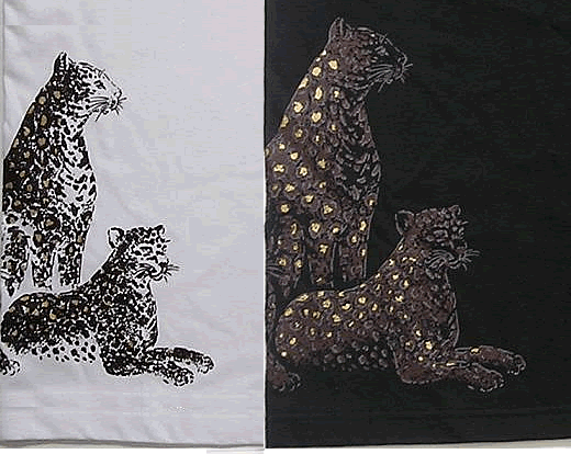 豹:オープンエンドマックスウェイトTシャツ【和...の紹介画像3