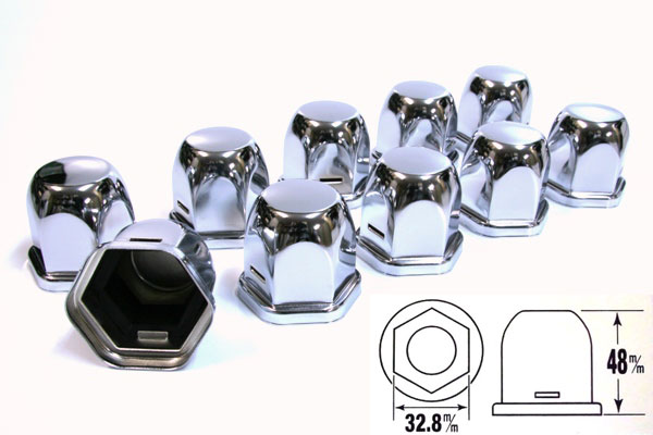 ナットキャップ【新ISOナット対応32.8mm】10穴用高さ48mm