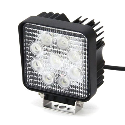 樂天商城 - LED9　角型ワークランプ　27W　【12V/24V共用】