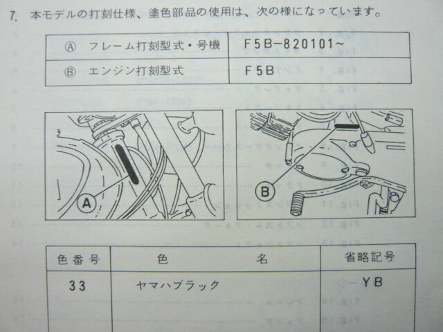 YB50 パーツリスト 1版 ヤマハ 正規 バイク 整備書 58E F5B-820101～ 整備に役立ちます zB 車検 パーツカタログ 整備書 【中古】 3