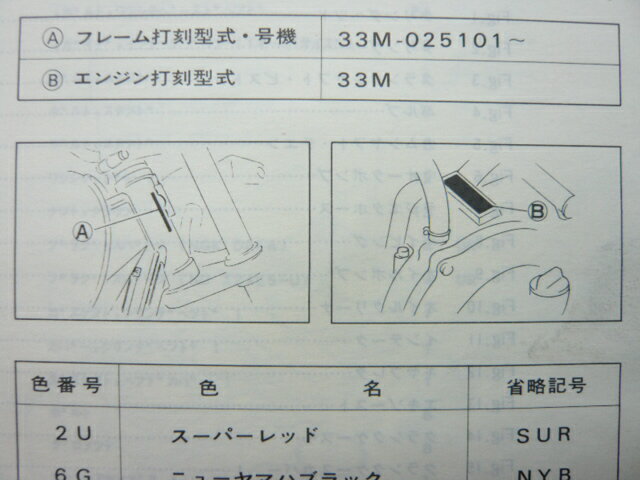 XJ400ZS パーツリスト 1版 ヤマハ 正規 バイク 整備書 35J 33M-025101～ hk 車検 パーツカタログ 整備書 【中古】 3