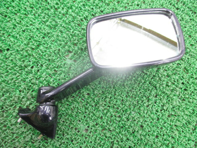 カワサキ純正バイク部品ZZ-R400ミラー純正右紺ZX400N割れ欠け無しお安く車検Genuine【中古】
