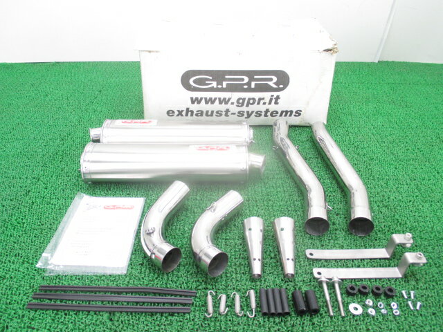 GPR製ドゥカティST4サイレンサーマフラー左右社外バイク部品スリップオンステン状態良好【中古】 13